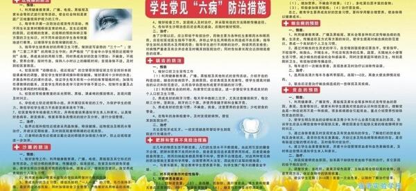 學(xué)校預(yù)防六病圖片