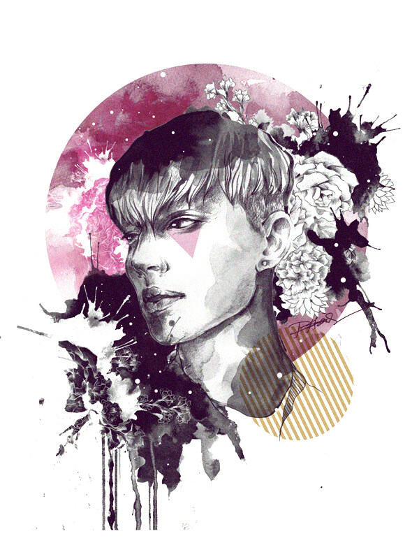 位圖插畫時尚插畫人物插畫插畫師免費素材