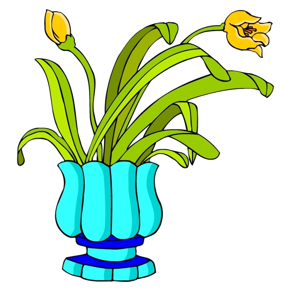 花卉古典插畫