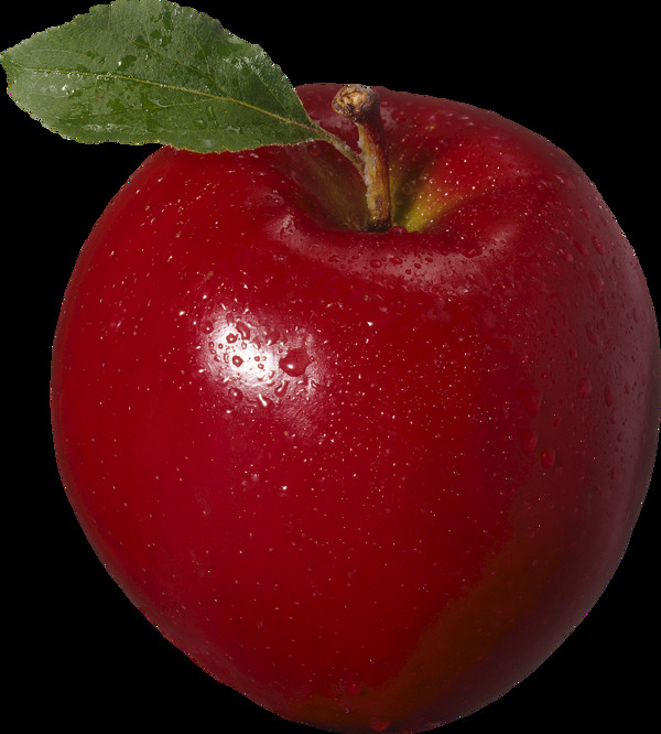 发光的红苹果图片免抠png透明图层素材