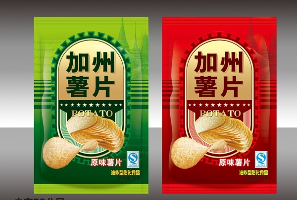 加州薯片包裝圖片