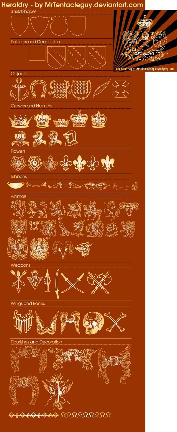金色徽章