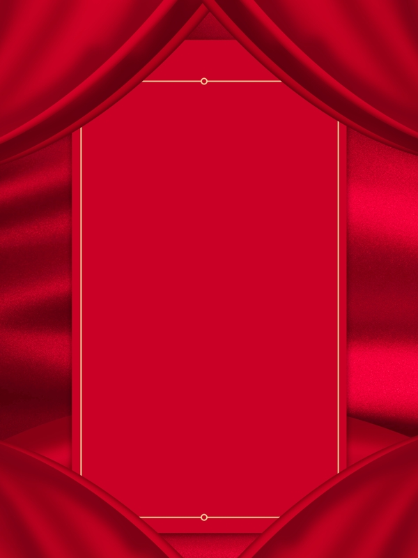 红色中国风贺卡背景设计
