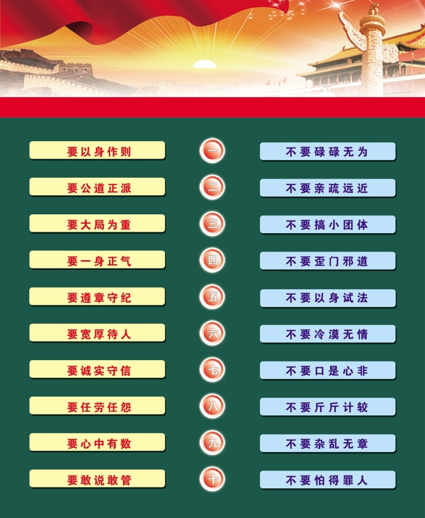 制度牌圖片