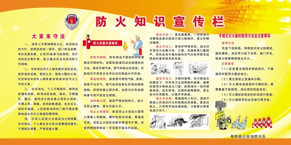 防火知識宣傳欄圖片