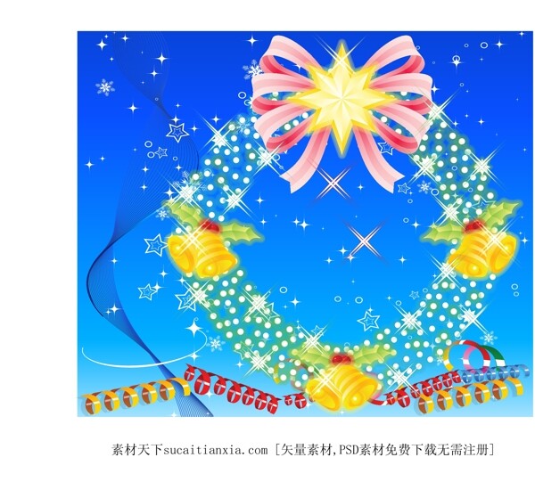 圣誕節(jié)裝飾矢量圖下載
