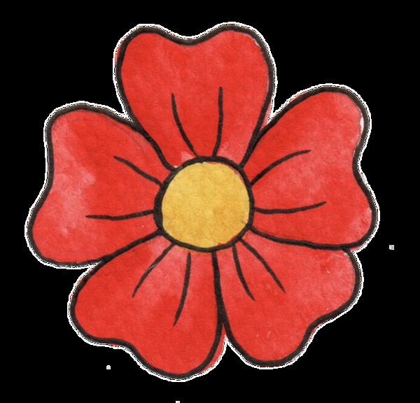 燦鴻花瓣透明裝飾素材