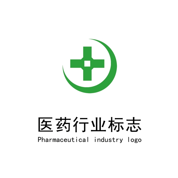 简约圆形医药logo