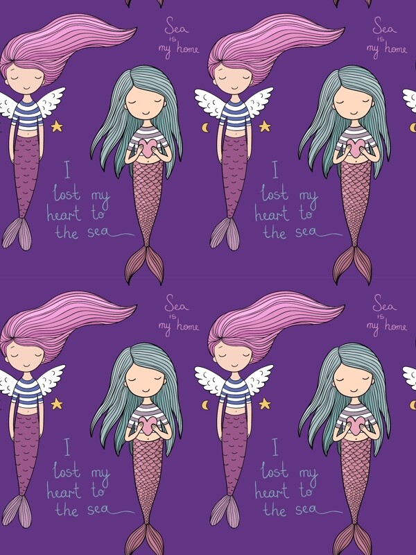 可愛(ài)的美人魚