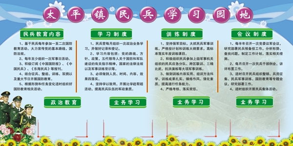 民兵學(xué)習(xí)園地