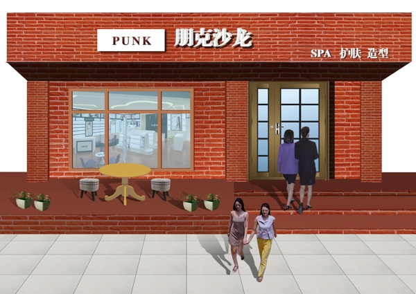 美容店門(mén)頭