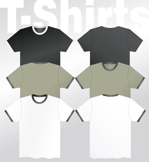 ttshirt矢量素材