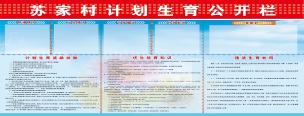 計(jì)劃生育展板圖片