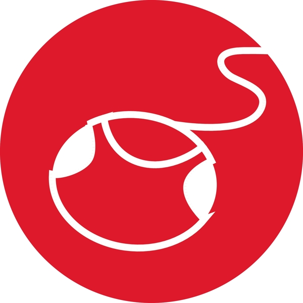 紅色背景電子類圖標(biāo)