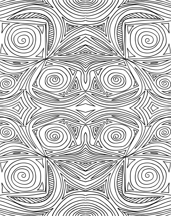 葉子背景矢量插畫(huà)摘要素描