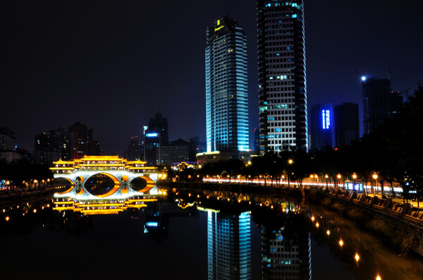 城市夜景圖片