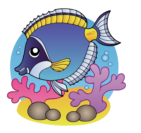 矢量海底動物EPS