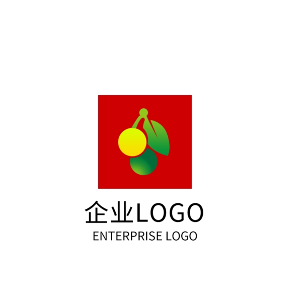 水果公司绿色企业LOGO标志设计