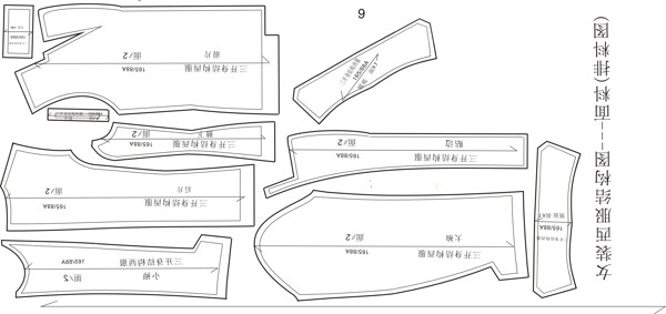 服装结构图图片