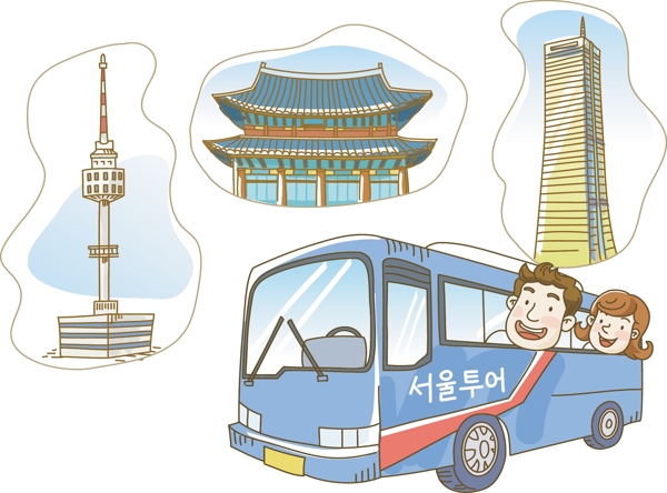 日韓盛典psd分層素材源文件家庭旅游