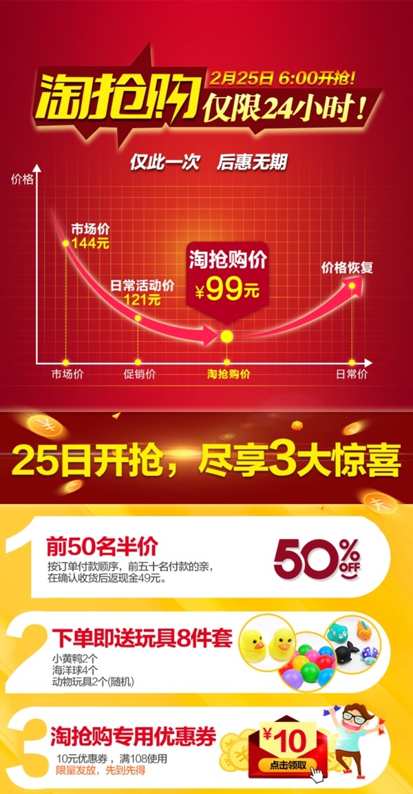 新淘搶購海報