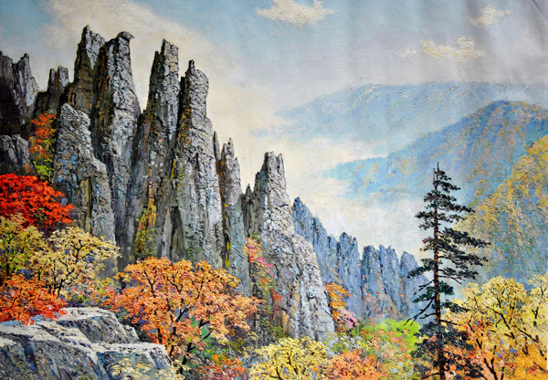 風(fēng)景油畫寫生圖片
