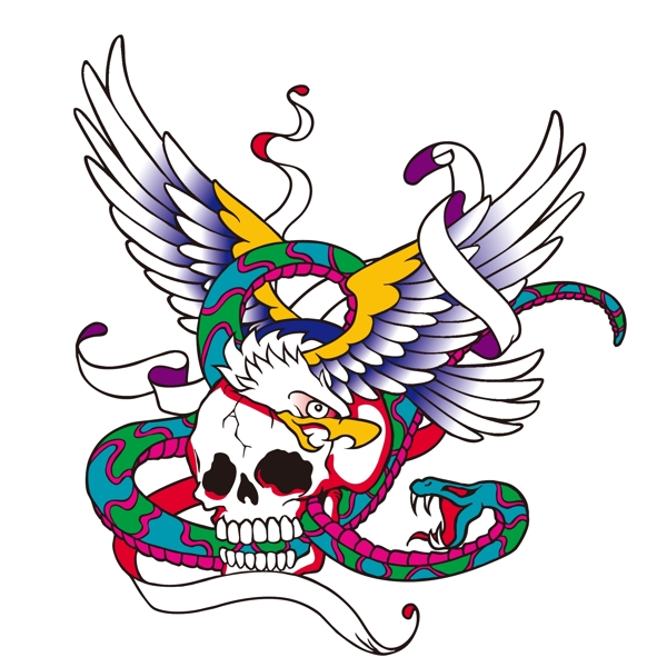 印花矢量圖靚仔裝時(shí)尚休閑女裝T恤圖案紋身圖案免費(fèi)素材