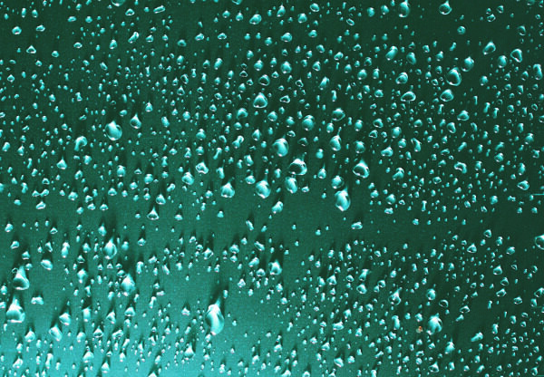 水珠藍(lán)色水珠圖片