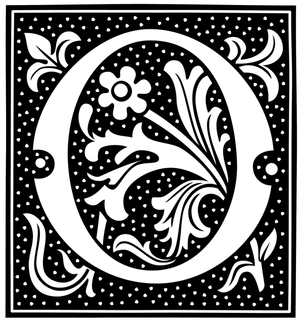 花式字母o字圖片
