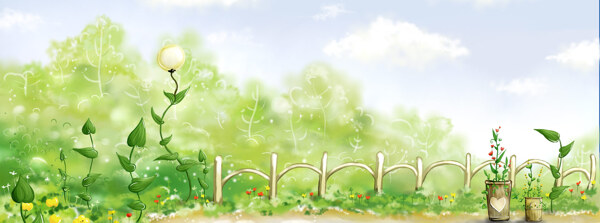 插畫背景
