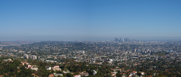洛杉矶城市宽景图片