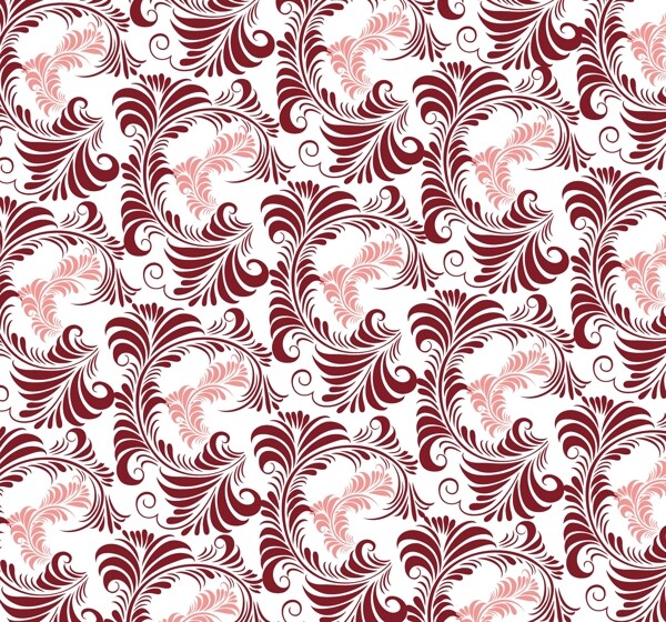 歐美花紋6186矢量EPS