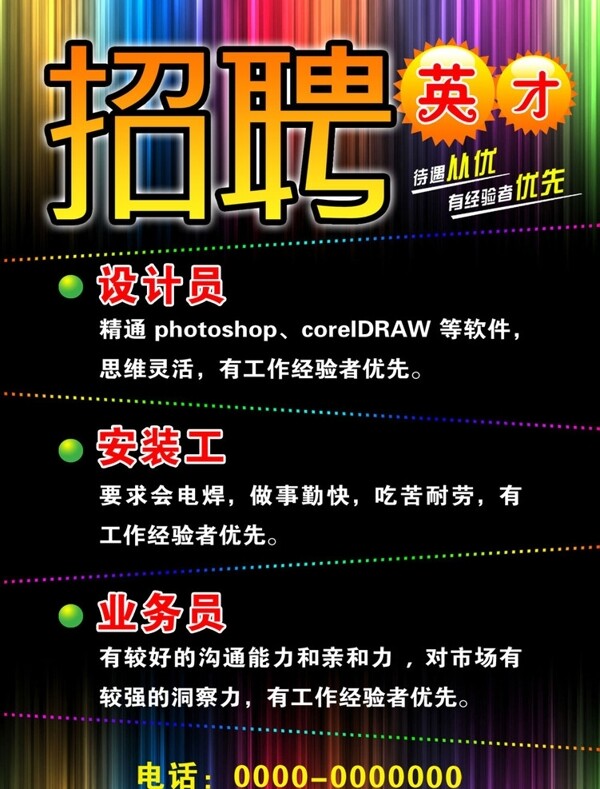 招聘廣告