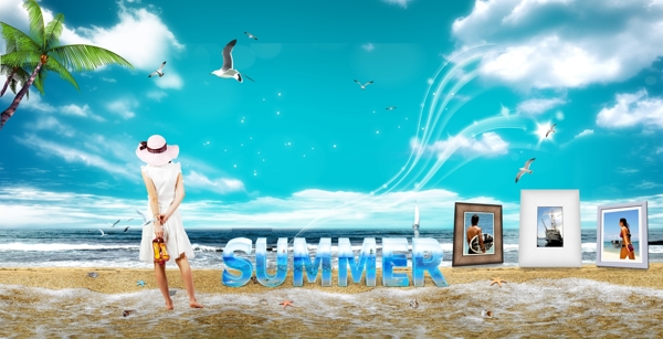 夏天清涼促銷圖片