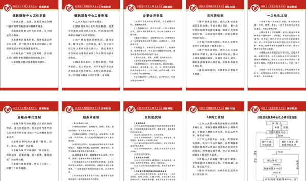 便民服務(wù)中心制度圖片
