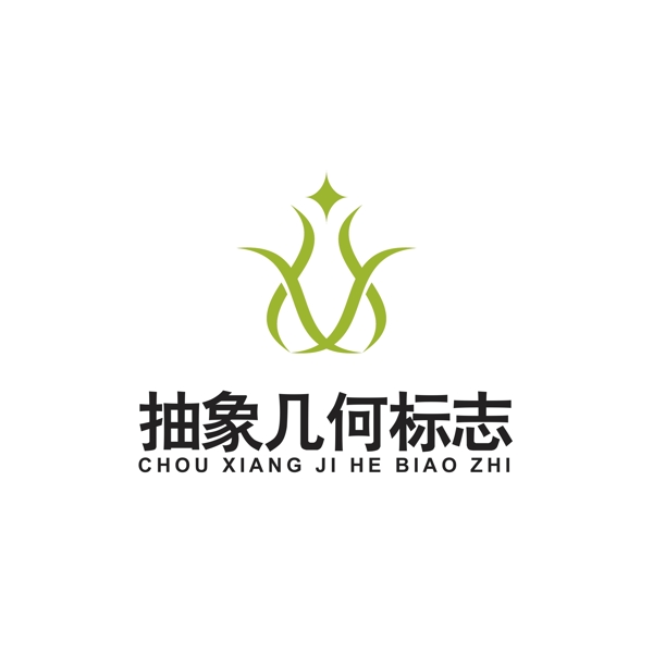 抽象幾何圖案logo