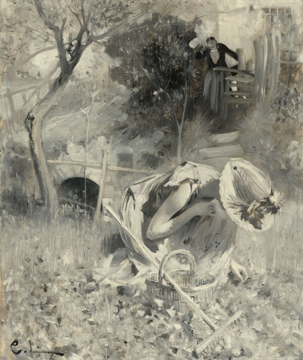 CarlLarssonGardenIdyll畫家風(fēng)景畫靜物油畫建筑油畫裝飾畫