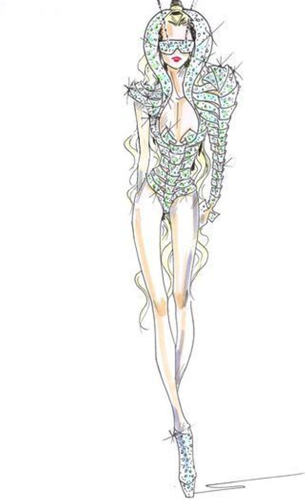 服裝設(shè)計(jì)手繪效果圖