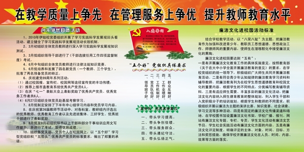 校園文化展權(quán)教學(xué)質(zhì)量上爭先