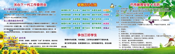 小學(xué)教育展板
