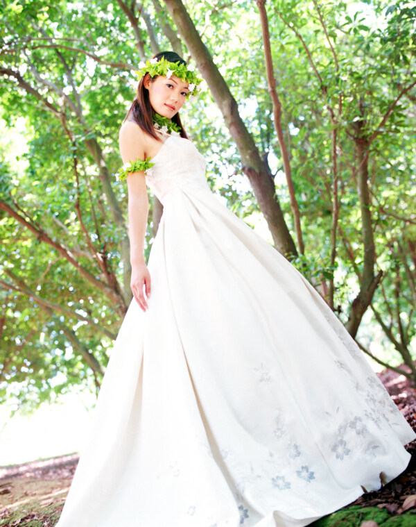 婚紗攝影樣片美麗新娘圖片