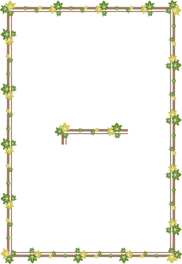花紋邊框設計圖片