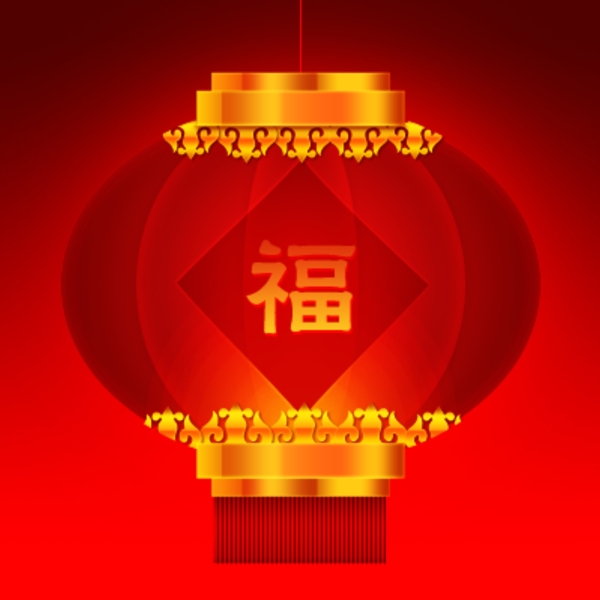中國(guó)春節(jié)傳統(tǒng)紅燈籠