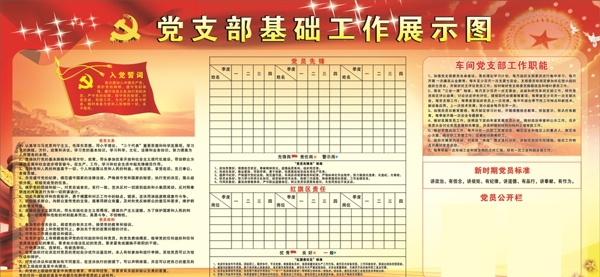 黨支部基礎(chǔ)工作展示圖