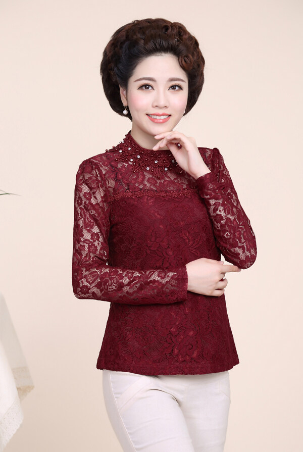 女裝媽媽裝淘寶女裝婦女裝圖片