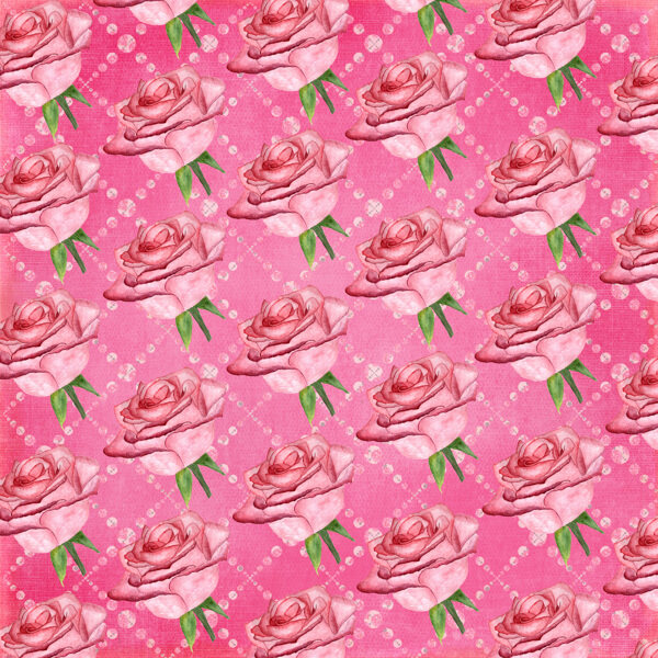 美丽粉红玫瑰花粉色情人节背景