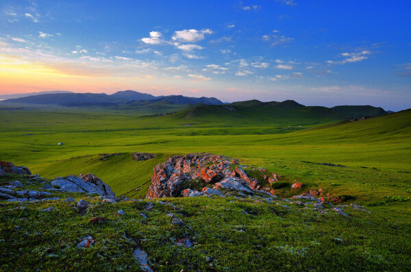 夏天的草原風(fēng)景