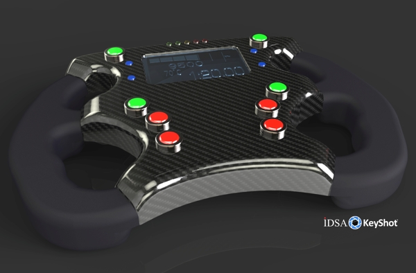 IDSA插件渲染的挑战目的方程式赛车车轮