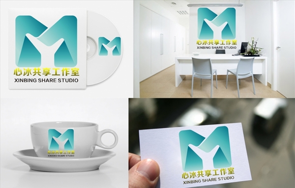 M字母logo
