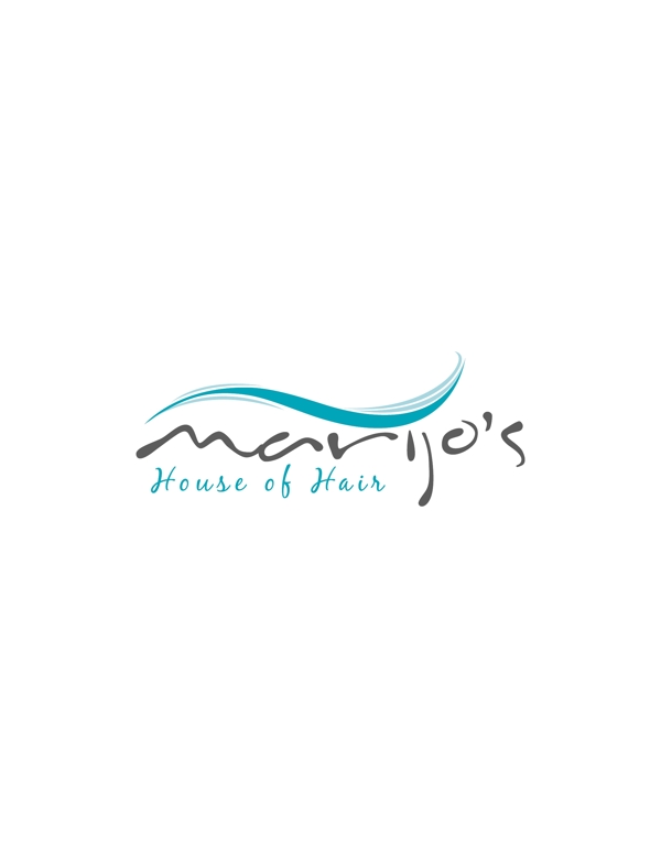 MarijosHouseofHairlogo設(shè)計(jì)欣賞MarijosHouseofHair化妝品LOGO下載標(biāo)志設(shè)計(jì)欣賞